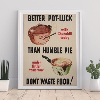 Póster - No desperdicies comida - 11X14" Premium Art Print