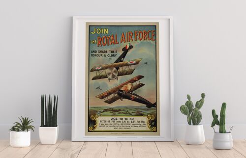 Join The Royal Airforce - 11X14” Premium Art Print
