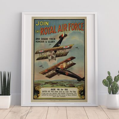 Join The Royal Airforce - 11X14” Premium Art Print