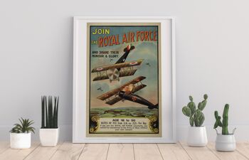 Rejoignez la Royal Airforce - 11X14" Premium Art Print