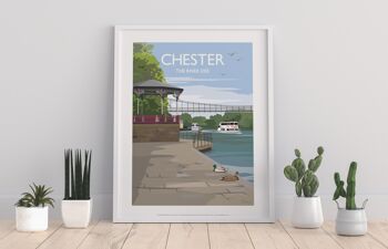 Chester - Rivière Dee - 11X14" Premium Art Print