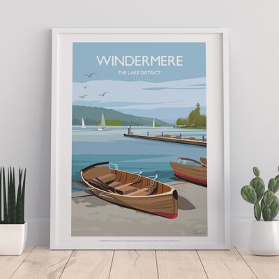 Lake District - Windermere - 11X14” Premium Art Print