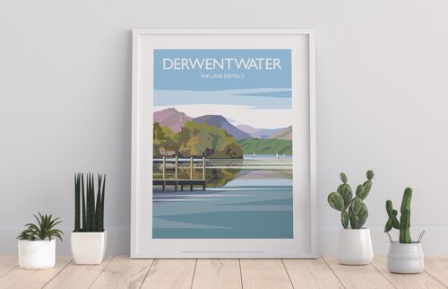 Lake District - Derwentwater - 11X14” Premium Art Print