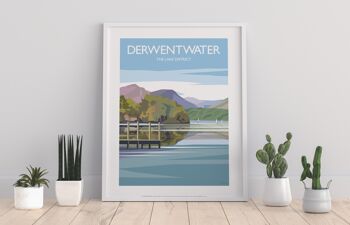Lake District - Derwentwater - 11X14" Premium Art Print