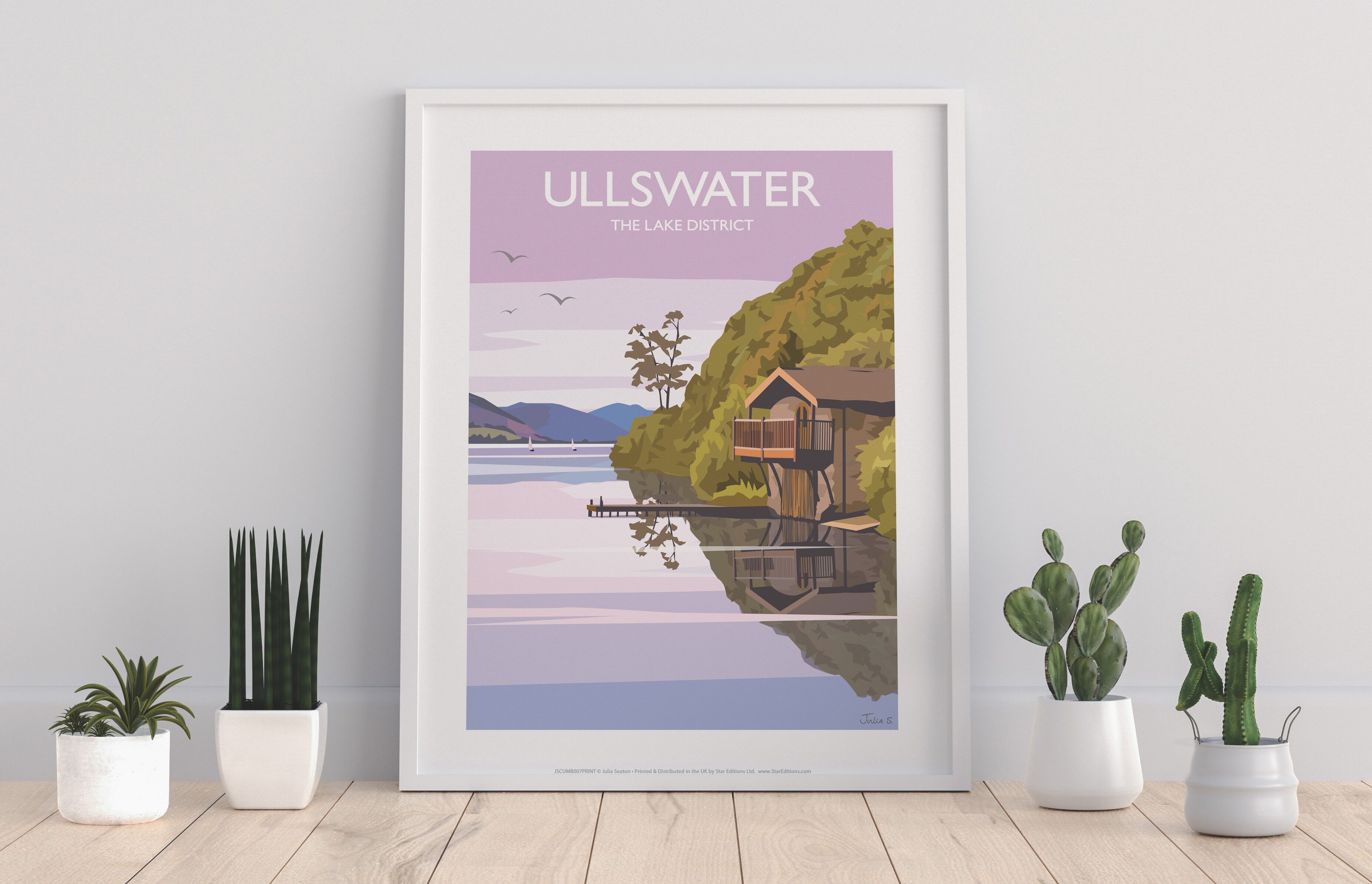 Distrito de los Lagos - Ullswater - 11X14" Premium Art Print
