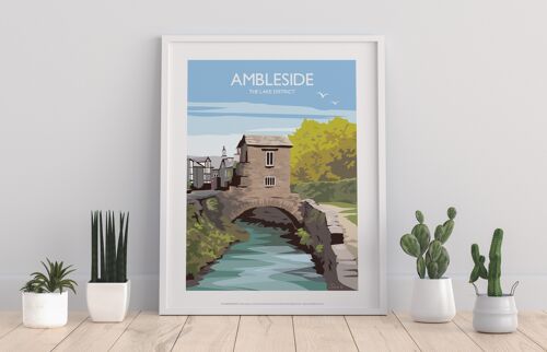 Lake District - Ambleside - 11X14” Premium Art Print