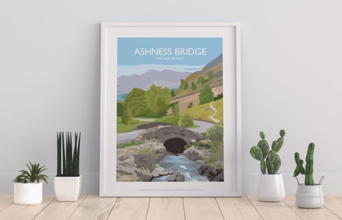 Ashness Bridge - Lake District - 11X14” Premium Art Print