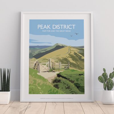 Mam Tour und der Great Ridge - Peak District - Kunstdruck
