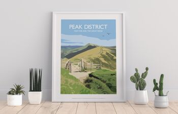 Mam Tour et la grande crête - Peak District - Impression artistique