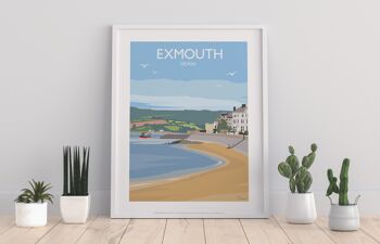 Exmouth - Devon - Impression d'Art Premium 11X14"