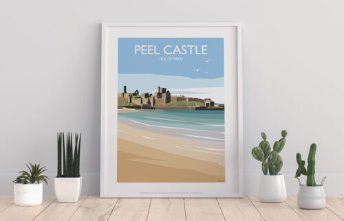 Peel Castle - Isle Of Man - 11X14” Premium Art Print