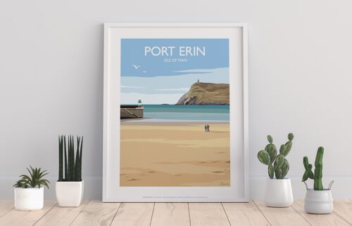Port Erin - Isle Of Man - 11X14” Premium Art Print