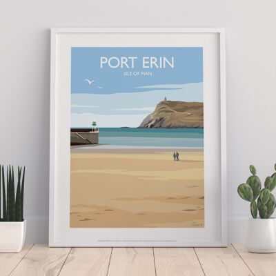 Port Erin – Isle of Man – Premium-Kunstdruck im Format 11 x 14 Zoll