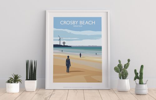 Crosby Beach - Merseyside - 11X14” Premium Art Print