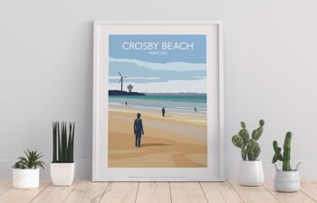 Crosby Beach - Merseyside - 11X14" Premium Art Print