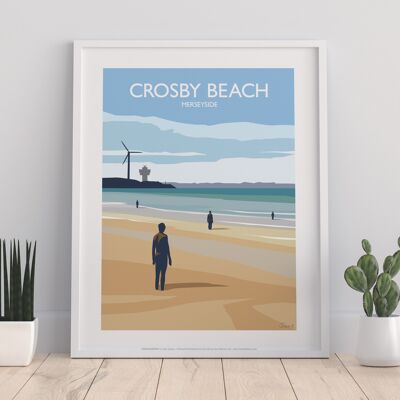 Crosby Beach - Merseyside - 11X14” Premium Art Print