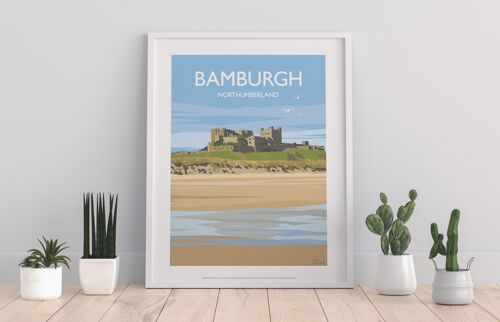 Bamburgh - Northumberland - 11X14” Premium Art Print