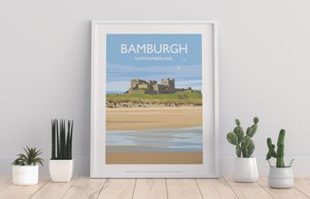 Bamburgh - Northumberland - 11X14" Premium Art Print