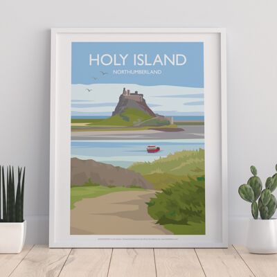 Holy Island, Northumberland – Premium-Kunstdruck im Format 11 x 14 Zoll