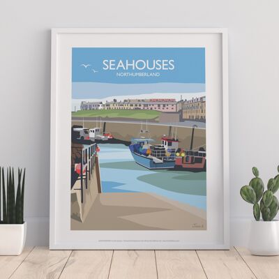 Seahouses - Nothumberland - 11X14” Premium Art Print