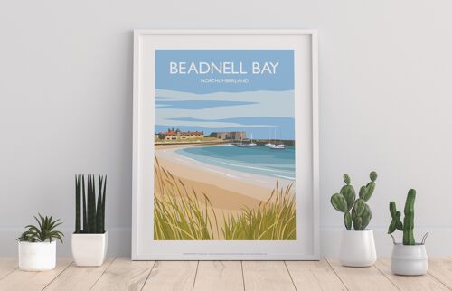 Beadnell Bay - 11X14” Premium Art Print