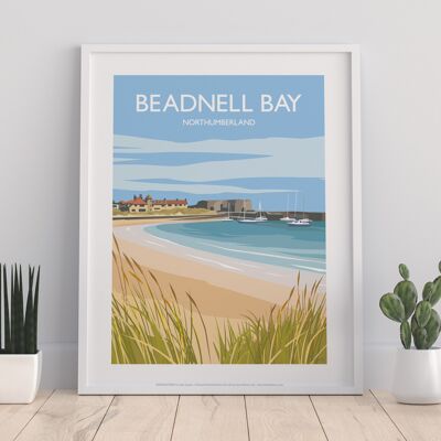 Bahía de Beadnell - Impresión de arte premium de 11X14"