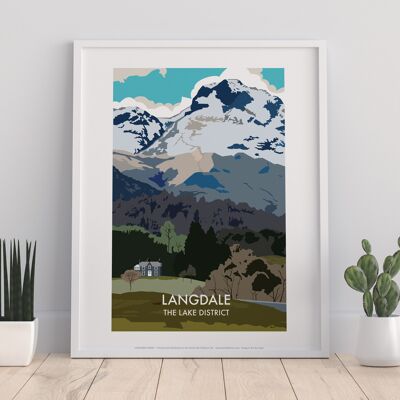 Langdale – Premium-Kunstdruck im Format 11 x 14 Zoll