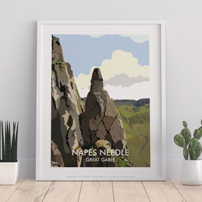 Napes Needle - Great Gable - 11X14" Premium Art Print