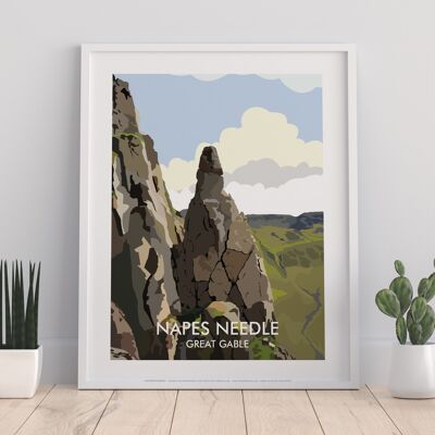 Napes Needle - Great Gable - 11X14” Premium Art Print