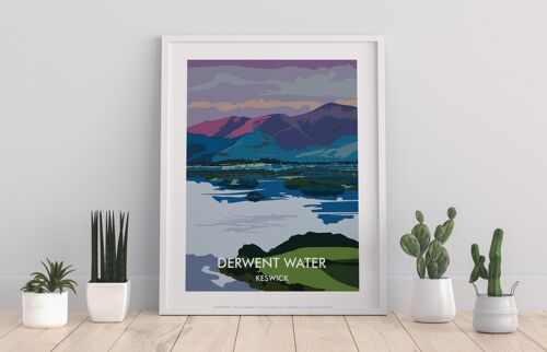 Derwent Water - 11X14” Premium Art Print