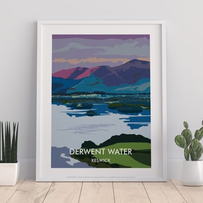 Agua de Derwent - Impresión de arte premium de 11X14"
