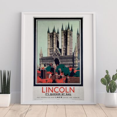Lincoln – 11 x 14 Zoll Premium-Kunstdruck – I