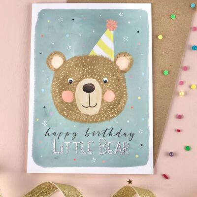 Happy Birthday Little Bear Birthday Card