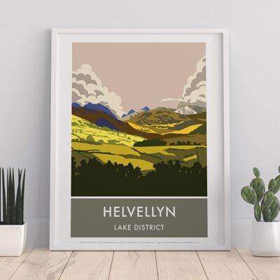 Helvellyn von Künstler Stephen Millership – Premium-Kunstdruck