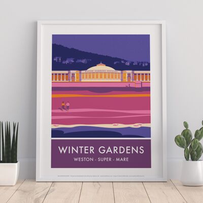 Winter Gardens, Weston di Stephen Millership Art Print