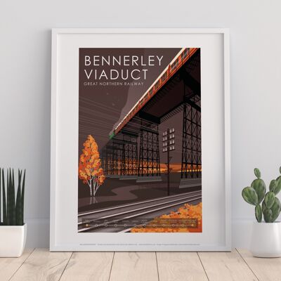 Bennerley Viaduct, Gnr By Stephen Millership Art Print