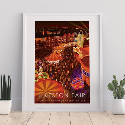 Ilkeston Fair von Künstler Stephen Millership – Kunstdruck