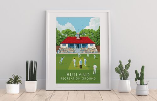 Rutland Recreationg Ground By Stephen Millership Art Print