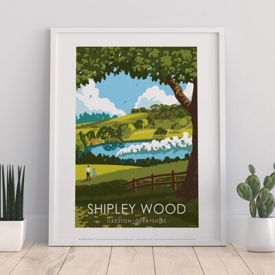 Shipley Wood, Ilkeston par Stephen Millership Impression artistique
