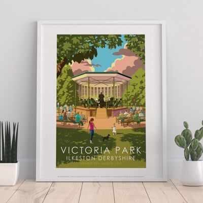 Victoria Park por el artista Stephen Millership - Impresión de arte