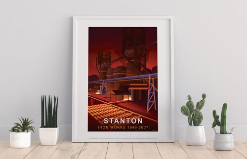 Stanton Iron Works By Artist Stephen Millership Art Print