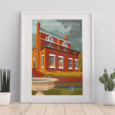 Erewash Museum By Artist Stephen Millership - Art Print