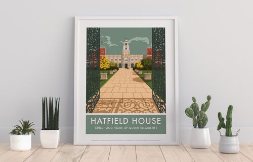 Hatfield House By Artist Stephen Millership - Art Print