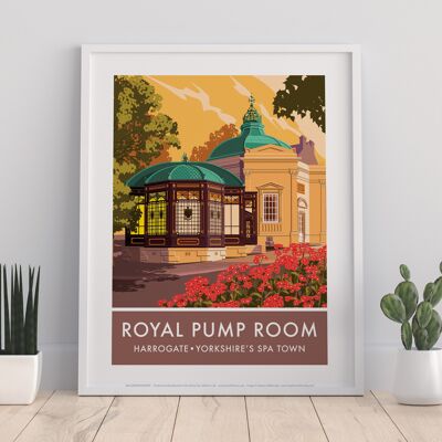 Royal Pump Room By Artist Stephen Millership - Art Print