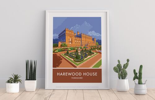 Harewood House, Yorkshire By Stephen Millership Art Print