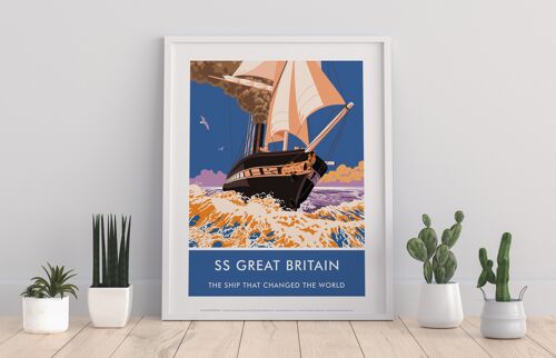 Ss Great Britain By Artist Stephen Millership - Art Print