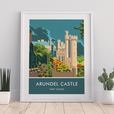 Arundel Castle von Künstler Stephen Millership - Kunstdruck