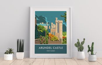 Château d'Arundel par l'artiste Stephen Millership - Impression artistique