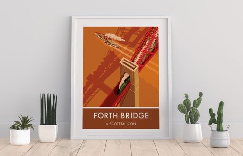 Forth Bridge By Artist Stephen Millership - Art Print