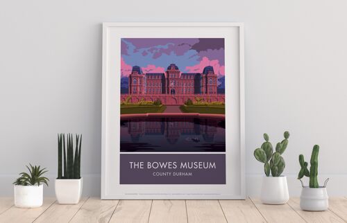 The Bowes Museum By Artist Stephen Millership - Art Print